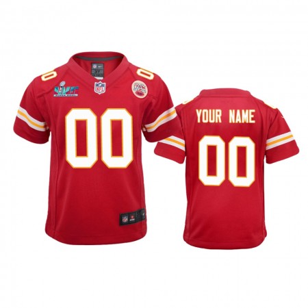 Maillot Kansas City Chiefs Custom Game Rouge Super Bowl LVII - Homme